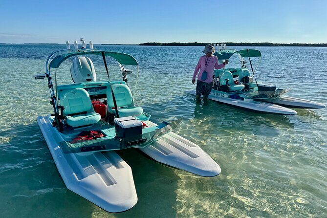 2 Hour Key West Mini Catamaran Eco Tour - Fleet and setup: brand new mini catamarans and a small-group ride