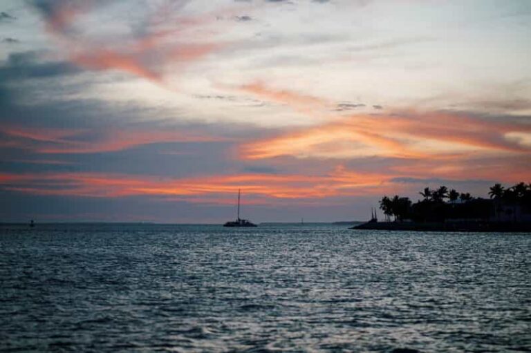 Captain's Choice: Dolphin Watch Sunset Sail - The Key West waterfront pre-sunset: where you’ll see the landmarks