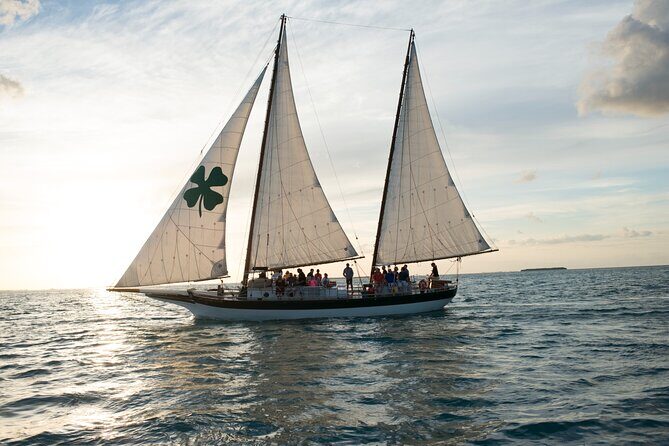 Classic Key West Schooner Sunset Sail with Full Open Bar - Sunset Key and Fort Zachary Taylor Views: Private-Island Glam Meets Military Layers