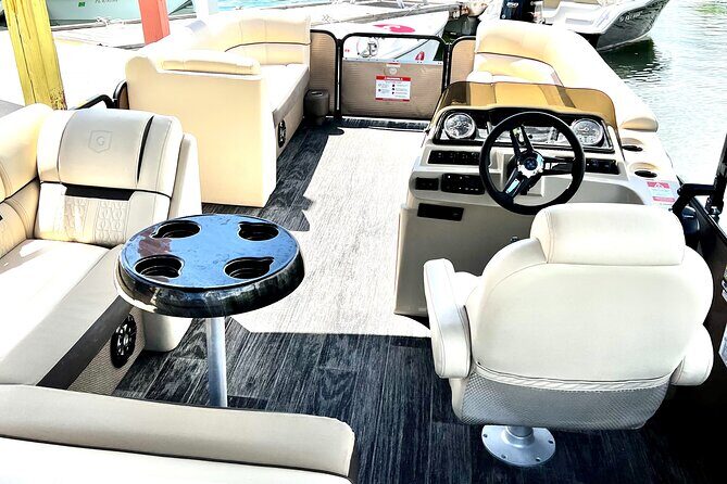 Deluxe Pontoon Boat Rental In Key West - On-Board Comfort: Bimini Shade, Coolers, and the Little Things That Matter