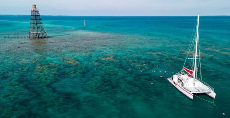 Key West: 2 Reef Snorkel With Sunset Cruise, Includes Drinks - The catamaran ride out: cruise energy before you hit the reef