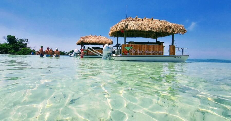 Key West: 4-Hour Private Sandbar Cruise on a Tiki Bar Boat - Social Distancing Without the Mood Kill