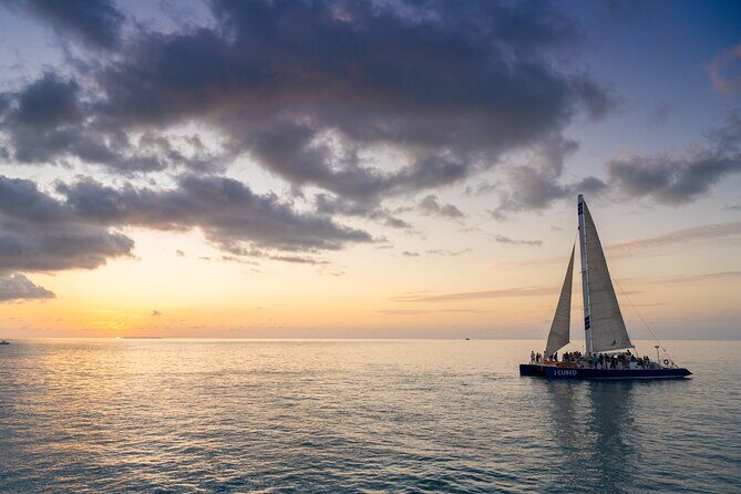 Key West Champagne Sunset Catamaran Cruise - The sunset route you’ll feel: Sebago Watersports to Mallory Square to Fort Zachary Taylor