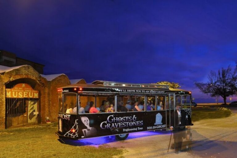 Key West: Ghosts & Gravestones Guided Trolley Tour - Shipwreck Treasures Museum Stop: The One Place You Actually Step Inside