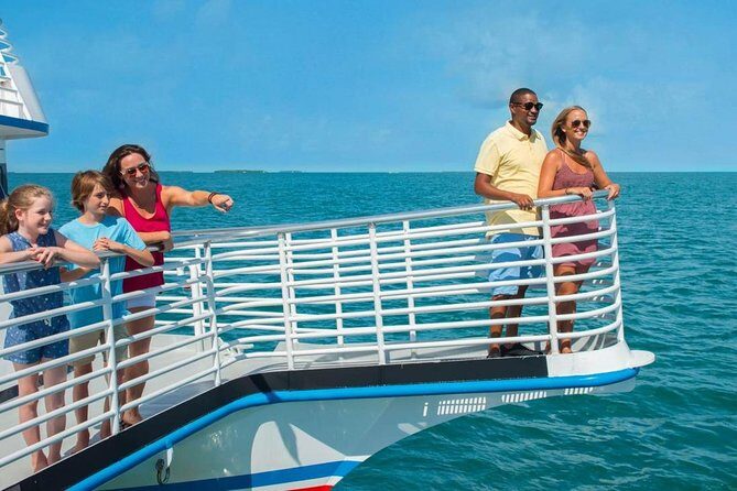 Key West Glass-Bottom Boat Tour with Sunset Option - Onboard comfort: A/C viewing cabin, sundeck, and restrooms