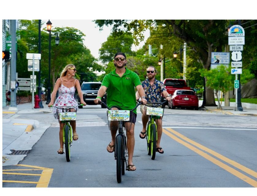 Key West: Guided Bicycle Tour with Key Lime Pie - Mallory Square: smuggling stories plus the perfect photo rhythm