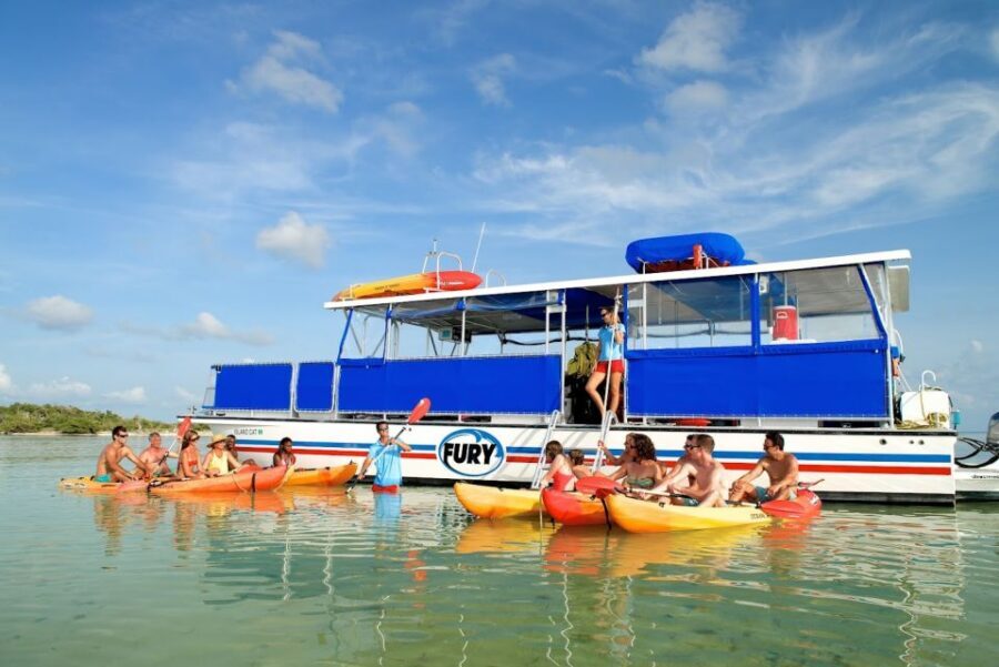 Key West: Island Adventure Explore the Hidden Backcountry - Your water ride: the custom power catamaran experience