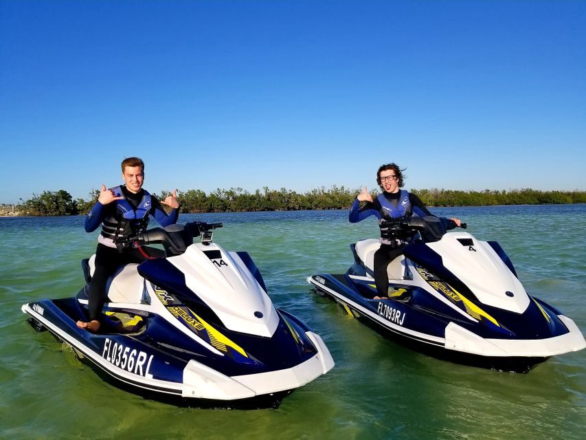 Key West: Jet Ski Island Tour with Sandbar Stop - Sandbar stop and Southernmost Point photos from the water