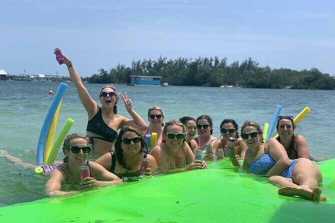 Key West Tiki Bar Boat to Popular Sand Bar with Turquoise Waters - Jewfish Basin and Great Heron National Wildlife Refuge: Your Second Wildlife Window