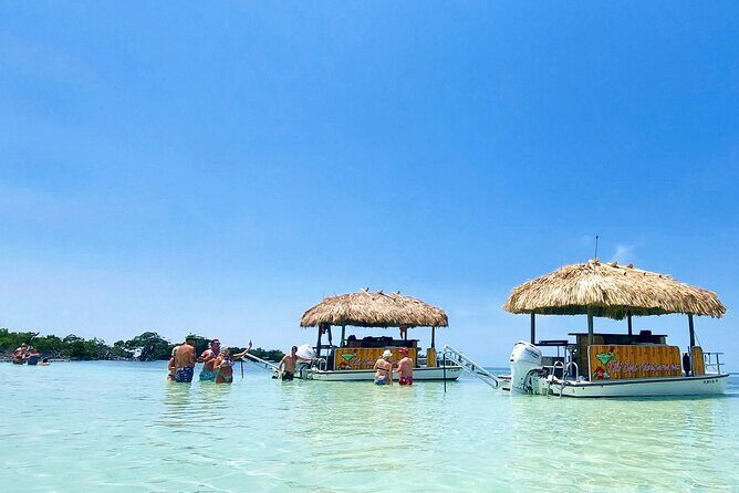 Key West Tiki Bar Boat to Popular Sand Bar with Turquoise Waters - Timing, Weather, and Why the Sandbar Might Change
