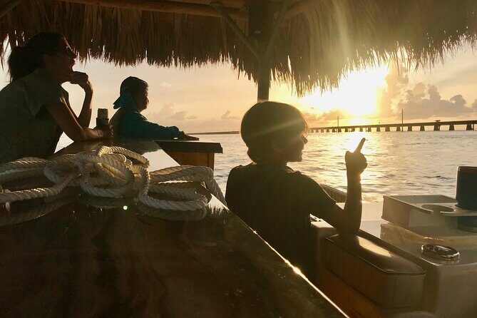 Key West Tiki Bar Sunset Cruise (by the seat) BYOB Adventure - Meeting Point at 711 Eisenhower Dr: Arrive Like You Mean It