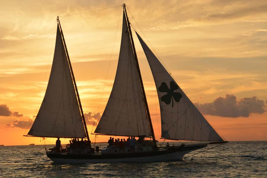 Key West's Schooner Appledore Star Champagne Sunset Sail - The Appledore Star: a rare bugeye schooner with comfort built in