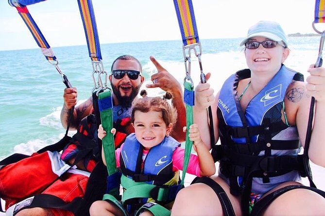 Parasailing in Key West at Smathers Beach - Smathers Beach Takeoff and the Flight Over Protected Waters