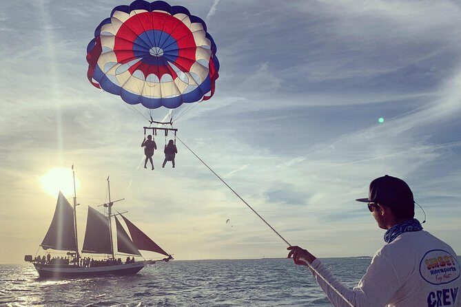 Parasailing in Key West at Smathers Beach - The Toe-Dip Moment: The Extra Fun That’s Not Just a Photo Op