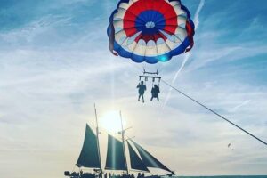 Parasailing over the Historic Key West Seaport - Getting to the dock: Sunset Watersports at 201 William St