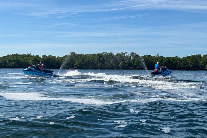 Six Fins Jet Ski Adventure – The Only 2-Hour Tour in Key West - Higgs Beach and the Atlantic Coastline Views