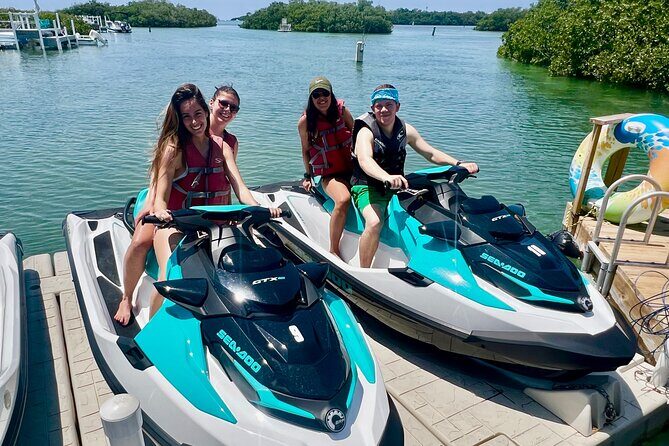 Smaller Groups = Better Experience! Key West Jet Ski Adventure - Sandbars for Swims and Photo Breaks